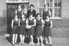 Mary (front right) at Holbrook Road Secondary School
